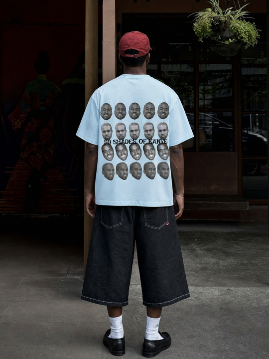 Kanye West 50 Shades Of Ye Tshirt (Light Blue)