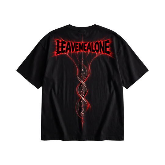24 Songs Leave Me Alone T-shirt in Black