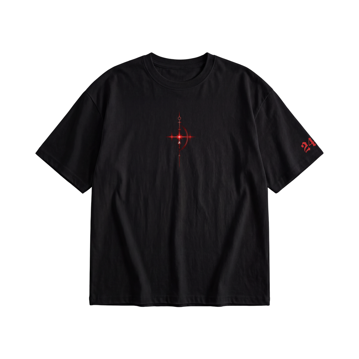 24 Songs Leave Me Alone T-shirt in Black