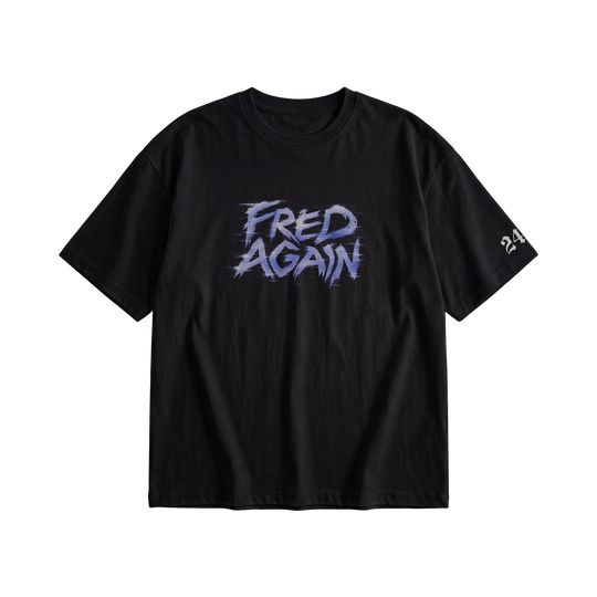 24 Songs Real Human Music T-shirt in Black