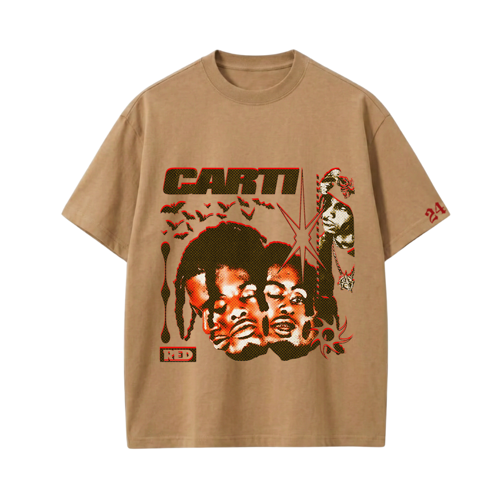 Carti - WAKE UP, FIRST OF THE MONTH (Brown) T-shirt