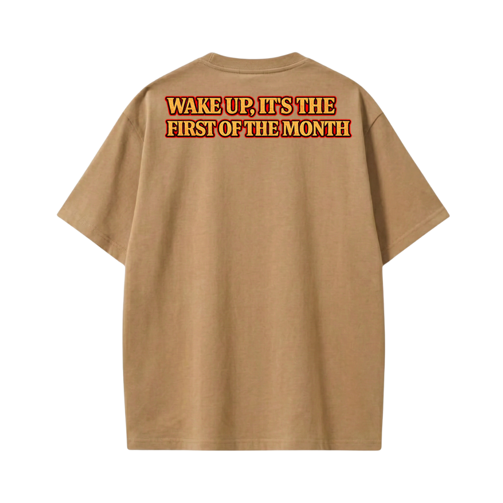 Carti - WAKE UP, FIRST OF THE MONTH (Brown) T-shirt