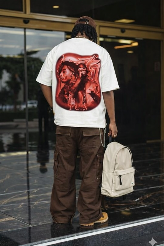 Carti X Travis - Fe!n (White) T-shirt