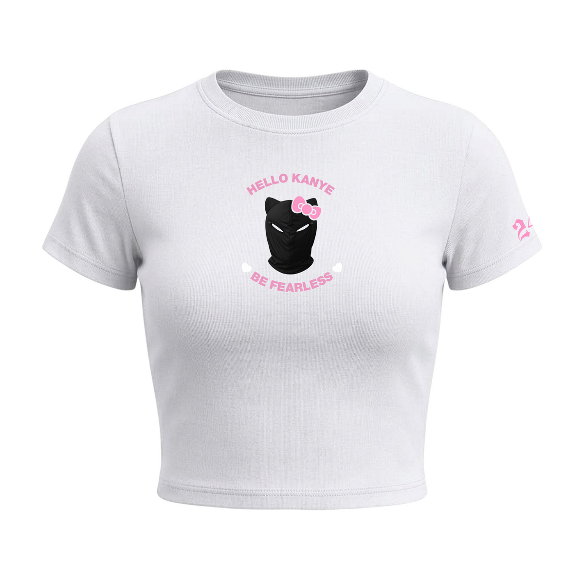 Kanye West - Hello Kanye Baby Tee in White