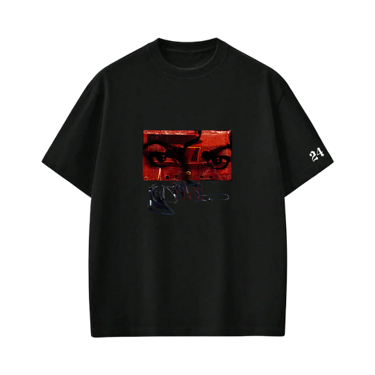 MJ- CASSETTE T-shirt(Black)