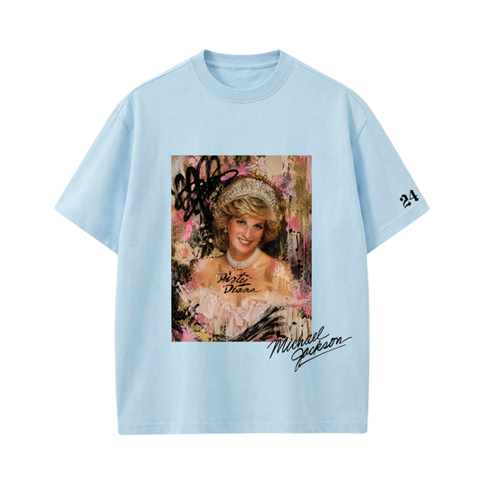 MJ-Dirty Diana T-shirt(Light Blue)