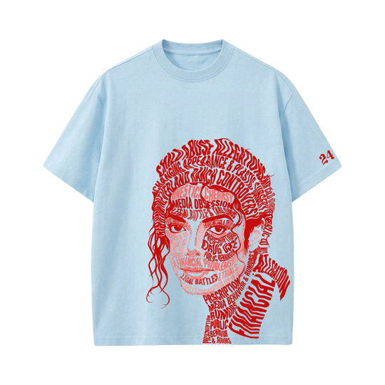 MJ- Its Confession time T-shirt(Light Blue)