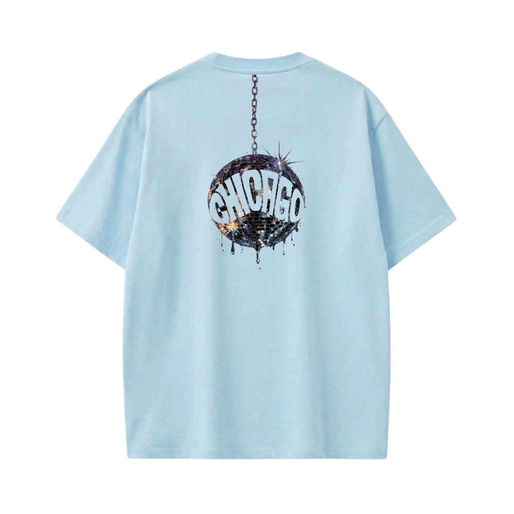 MJ- Lets escape To Chicago T-shirt(Light Blue)