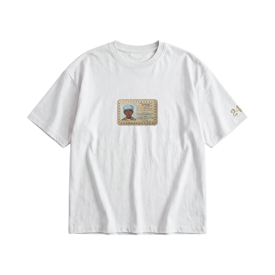 Tyler - Travel Licence (White) T-shirt