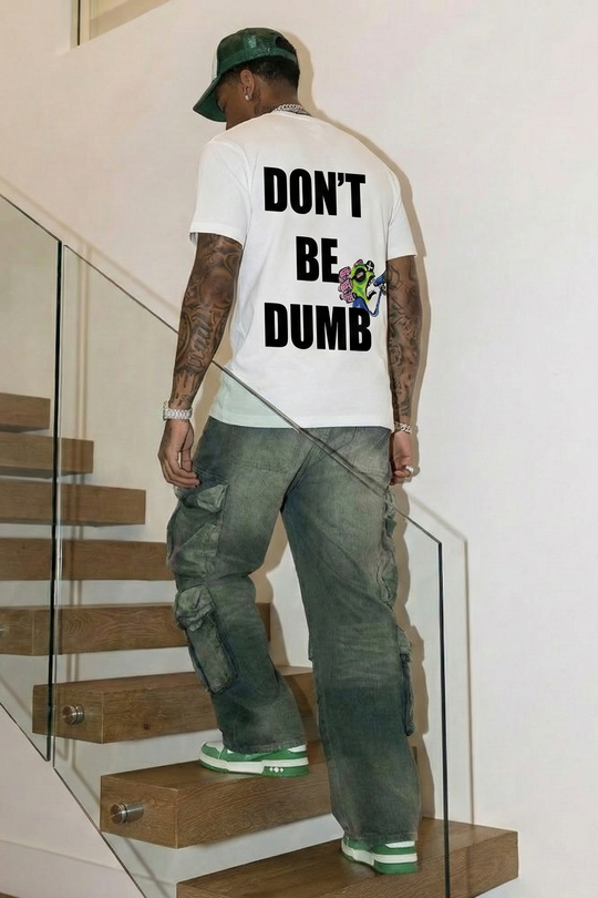 Rocky - Don't Be Dumb (White) T-shirt