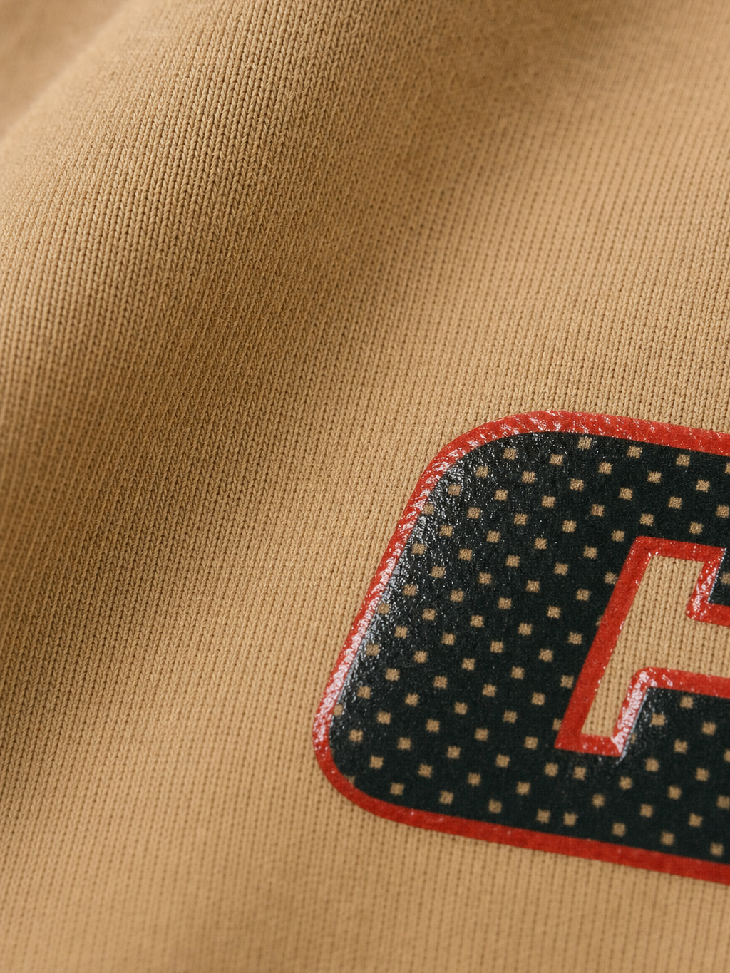 Carti - WAKE UP, FIRST OF THE MONTH (Brown) T-shirt – close-up detail