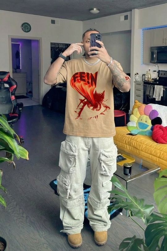 Carti X Travis - Fe!n (Brown) T-shirt