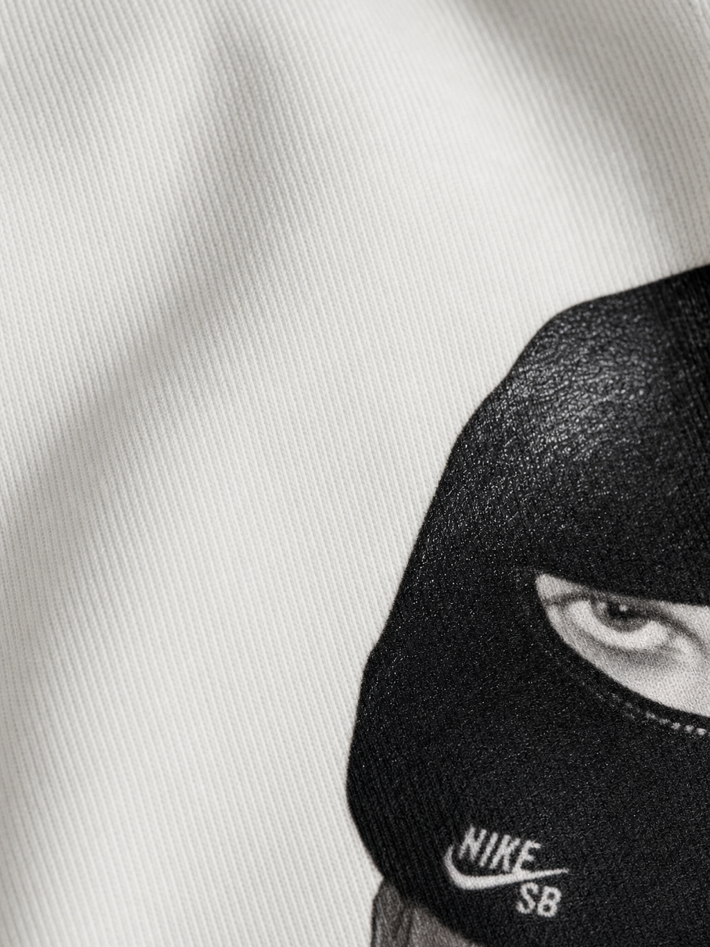 JUSTIN-I'm Going Through Changes T-shirt(White) – close-up detail