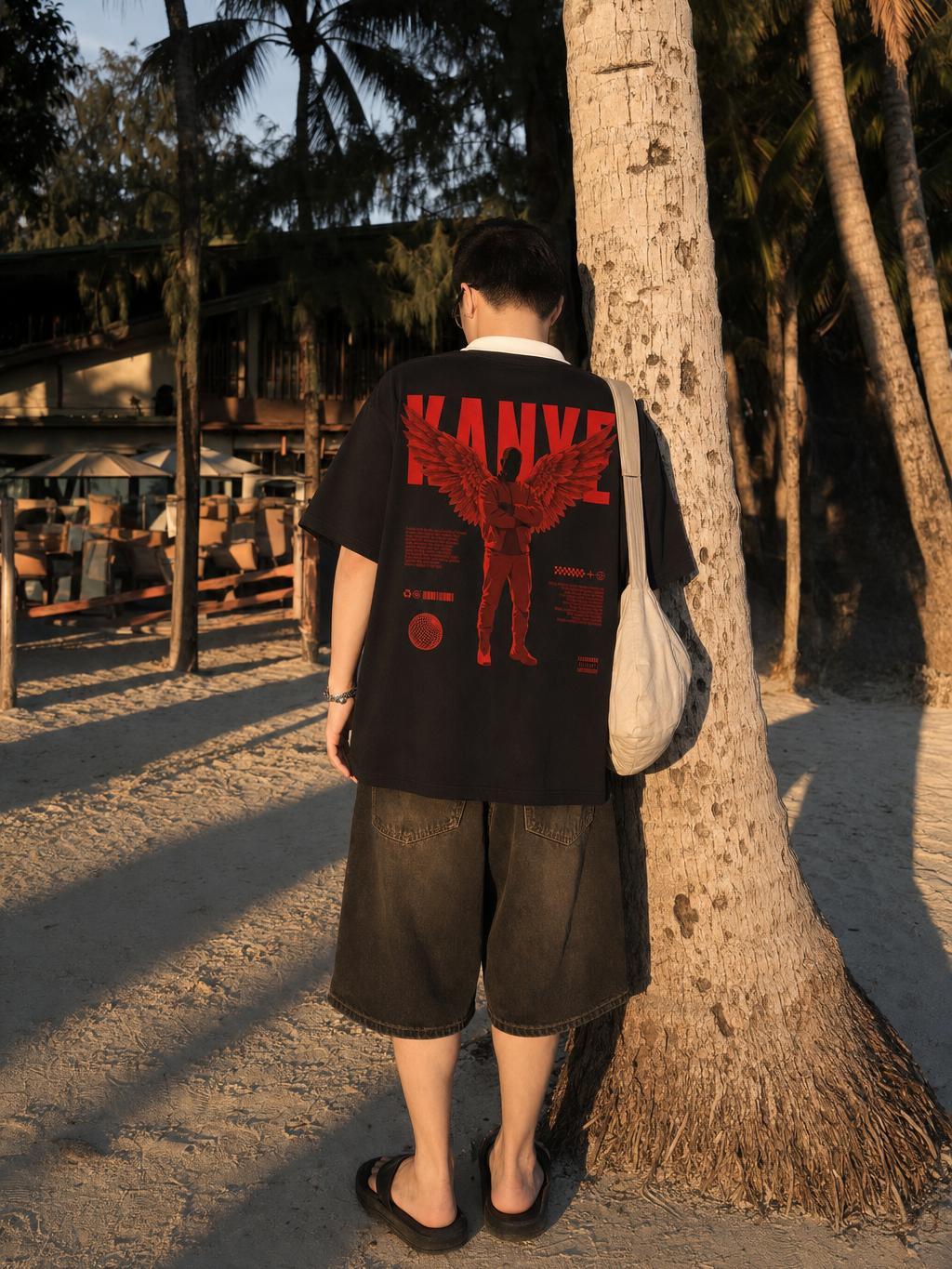 Ye - Award Wings (Black) – model back